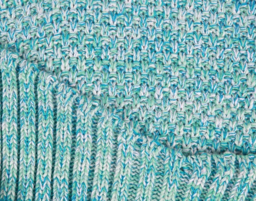 Knitted Tail Throw - Mermaid - FINAL SALE