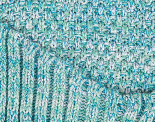 Knitted Tail Throw - Mermaid - FINAL SALE