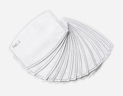 PM2.5 Face Mask Replacement Filters fanned out 