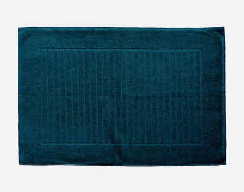 Modal Bath Mat in Deep Teal.