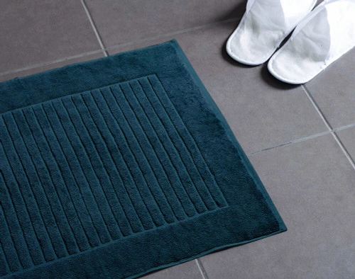 Modal Bath Mat, close up.