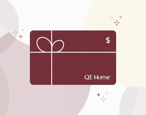 Front view of an illustration of a maroon red gift card.