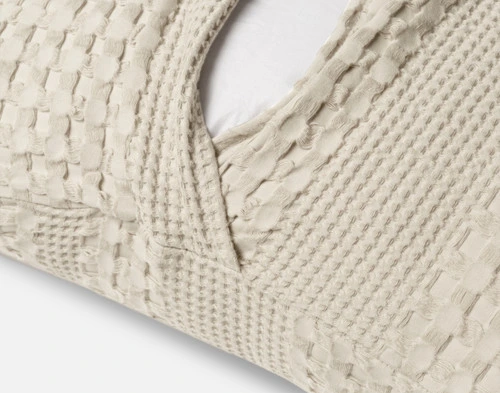 Waffle Cotton Euro Sham - Neutral