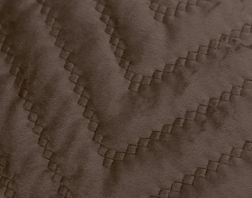 Close-up of the quilted texture of our Quilted Chevron Euro Sham in _____.