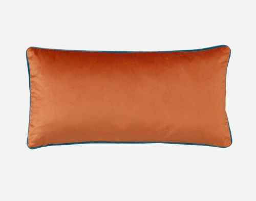 Front view of our Fiji Boudoir Pillow Cover sitting on a solid white background.