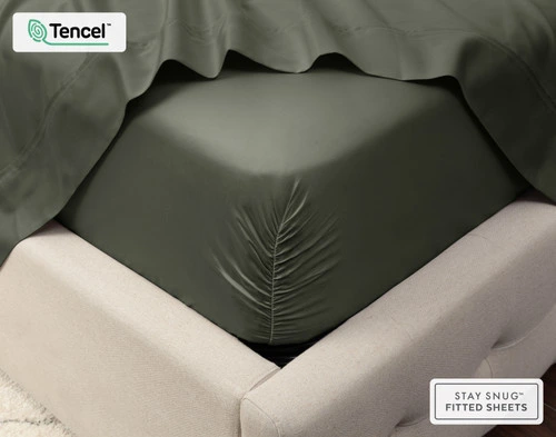 Eucalyptus Luxe Sheet Set - Bonsai Green