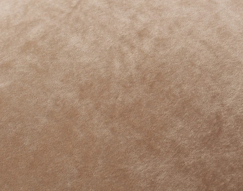 Close-up of the smooth backing on our Ripple Boucle Euro Sham in Truffle.