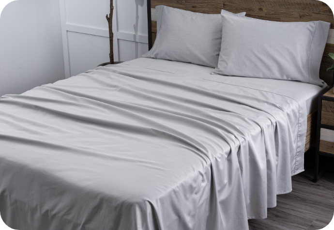 Our Bamboo Cotton Sheets with Activated Charcoal.